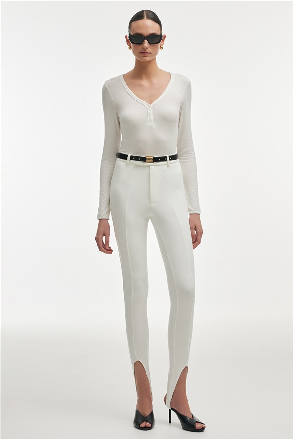 NR FLEUR LEGGINGS WHITE
